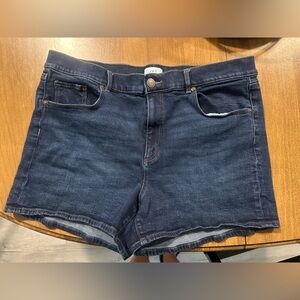 LOFT Dark Blue Jean Shorts